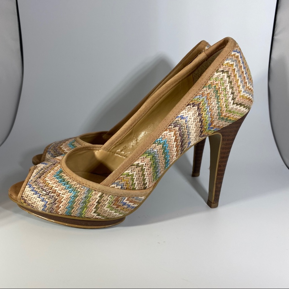 Nine West peep-toe pumps